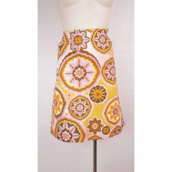 Du Milde nederdel, Aneta, lilla/orange. Str 2XL (25)