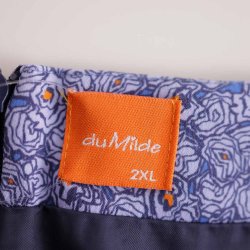 Du Milde Nederdel, Bl/orange m/for. Str. 2XL (25)