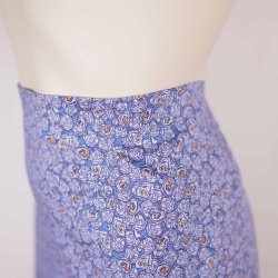 Du Milde Nederdel, Bl/orange m/for. Str. 2XL (25)