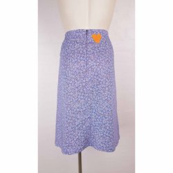 Du Milde Nederdel, Bl/orange m/for. Str. 2XL (25)