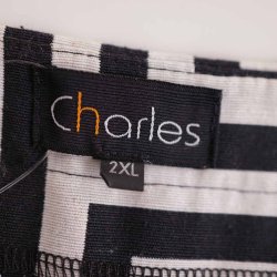 Charles, nederdel, sort/kit. Str.2XL (25)