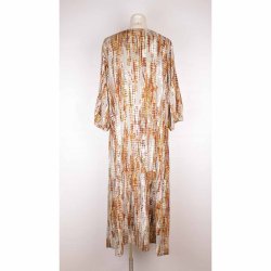 Du Milde kjole, gr/brun. Str. 3XL (25)