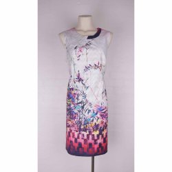 Elton Kjole Pink/Mrkebl str. lille 44 (25)