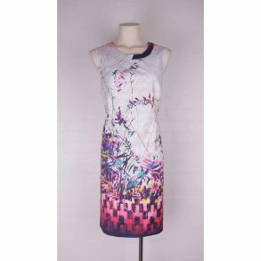 Elton Kjole Pink/Mrkebl str. lille 44 (25)