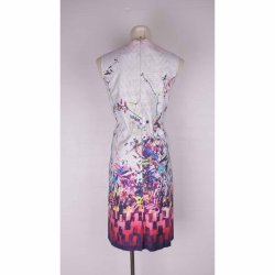 Elton Kjole Pink/Mrkebl str. lille 44 (25)