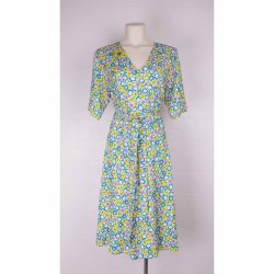 DuMilde Kjole Marley blomstret str. 3XL (25)