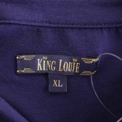 King Louis, Jersey Skjorte. Bl. Str. XL (25)
