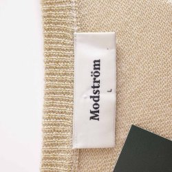 Modstrm. Cardigan. Guldglimmer. Str. L (25)