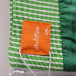 Du Milde Aneta nederdel, NY grnstribet. Str 2XL (25)