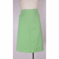 Du Milde Aneta nederdel, NY grnstribet. Str 2XL (25)