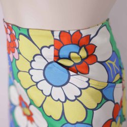 Du Milde Aneta nederdel, blomstret. Str. 2XL (25)