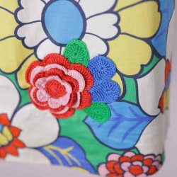 Du Milde Aneta nederdel, blomstret. Str. 2XL (25)