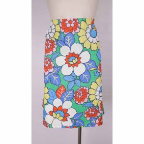 Du Milde Aneta nederdel, blomstret. Str. 2XL (25)