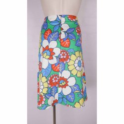 Du Milde Aneta nederdel, blomstret. Str. 2XL (25)