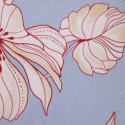 Du Milde Aneta nederdel, lysebl/creme. Str. 2XL (25)