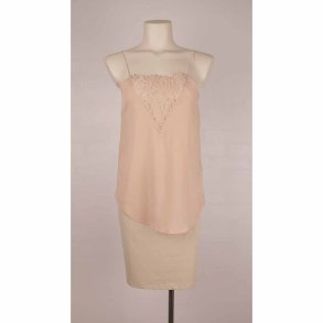 Educe top, Nude/fersken. str XS (25)