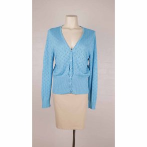 King Louie turkis hjerte cardigan, str, XL (25)