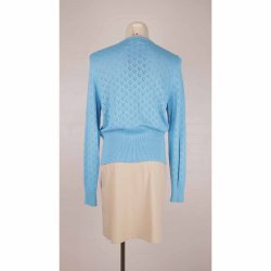 King Louie turkis hjerte cardigan, str, XL (25)