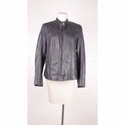 Milestone Lderjakke, sort, str. 44 (25)