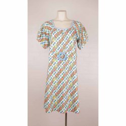 Margot Sommerkjole Bltern/rd str. 4XL (25)