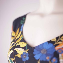 Cissi &amp; Selma kjole sort Str. 2XL (25)