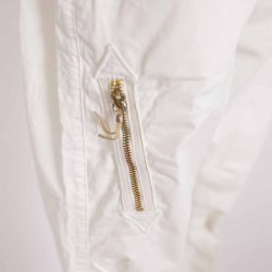 Bukser 'Mos Mosh' str. 30 - Rhvide/creme (26)