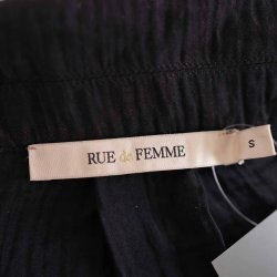 Rue de Femme kort kjole crepe m smockrmer S (27)