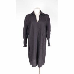 Rue de Femme kort kjole crepe m smockrmer S (27)