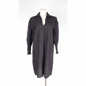 Rue de Femme kort kjole crepe m smockrmer S (27)