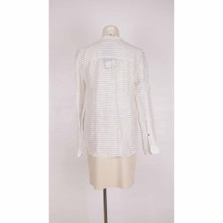 Day skjorte linned/silke strib G51 NSN str. M (27)