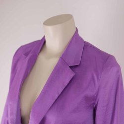 A VIEW bukser + blazer acetat/poly lilla st str38 (27)