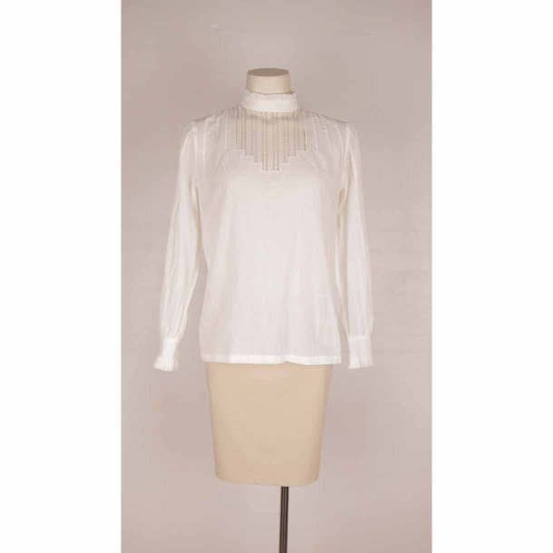 Rue de Femme let hvid skj m blonder NSN G51 (27)