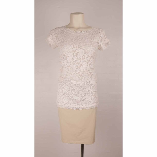 Marccain creme blonde top cotton/nylon G41 S (28)