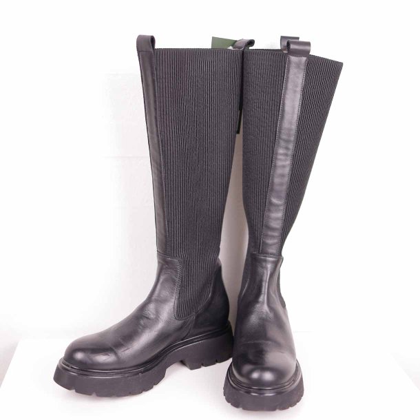 Bukela long boot chunky nye sort str 41 (29)