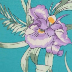 King Louie kjole str.xl grn med lilla (3)