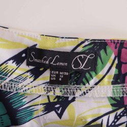 Smashed Lemon kjole grn/lilla/sort/hvid str.38 (3)