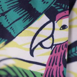 Smashed Lemon kjole grn/lilla/sort/hvid str.38 (3)