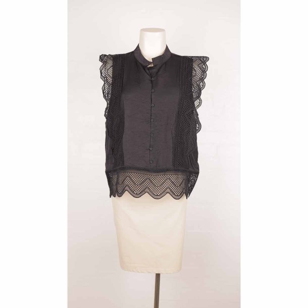 gossia top black viscose/poly NY! G54 str. XL (30)