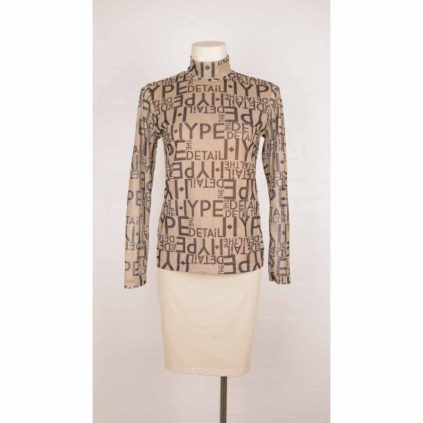 Hype The Detail mesh body bluse logo polymix XL (30)