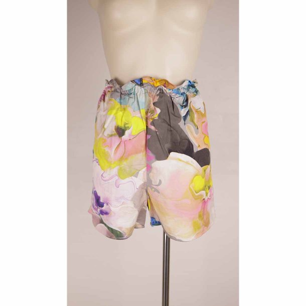 Stine Goya shorts cotton print NSN elastik liv XL (30)