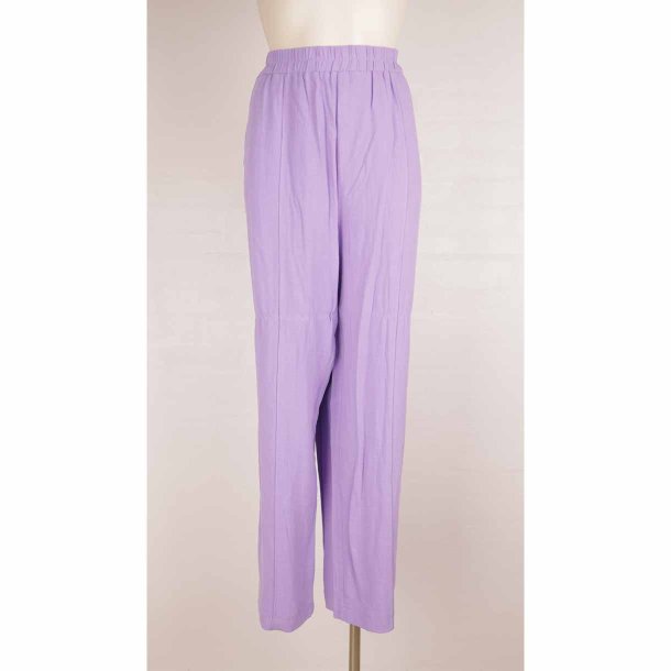 YAS vide bukser lilla elastikliv NY viscose/lin XL (30)