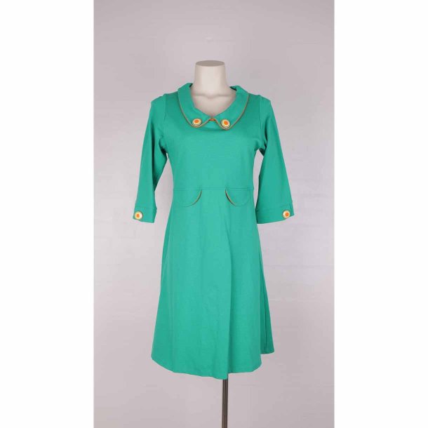GRn Margot Kjole 2XL med orange deltajer (33)
