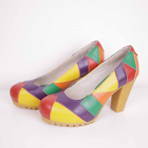 Lola Ramona pump str 39, rgummi sl, multicolor (33)