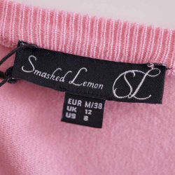Smashed Lemon Cardigan - pink, str 38, helt NY (36)