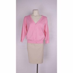Smashed Lemon Cardigan - pink, str 38, helt NY (36)