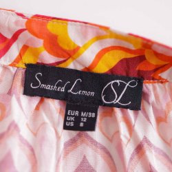 Smashed Lemon, bluse m/V-hals,3/4 arm,g 53,str 38 (36)