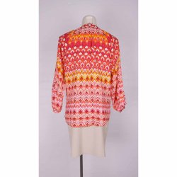 Smashed Lemon, bluse m/V-hals,3/4 arm,g 53,str 38 (36)