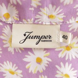Jumperfabriken, kjole m/bindebnd, g 55, str 40 (36)