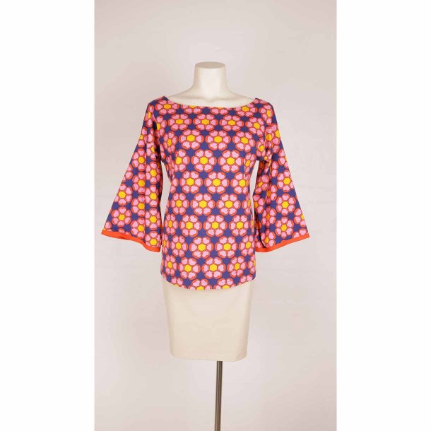 Margot bluse, bdudskring, g 55, str M (36)