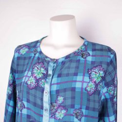 Charlotte Sparre Bluse petrol str XL  (36)